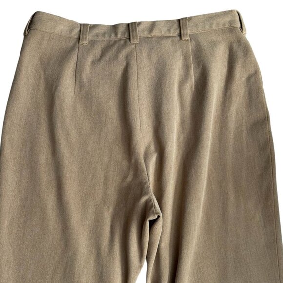 LAUREN Ralph Lauren Khaki Brown Leather Patch Equestrian Trousers Womens SZ 8 - Picture 6 of 8